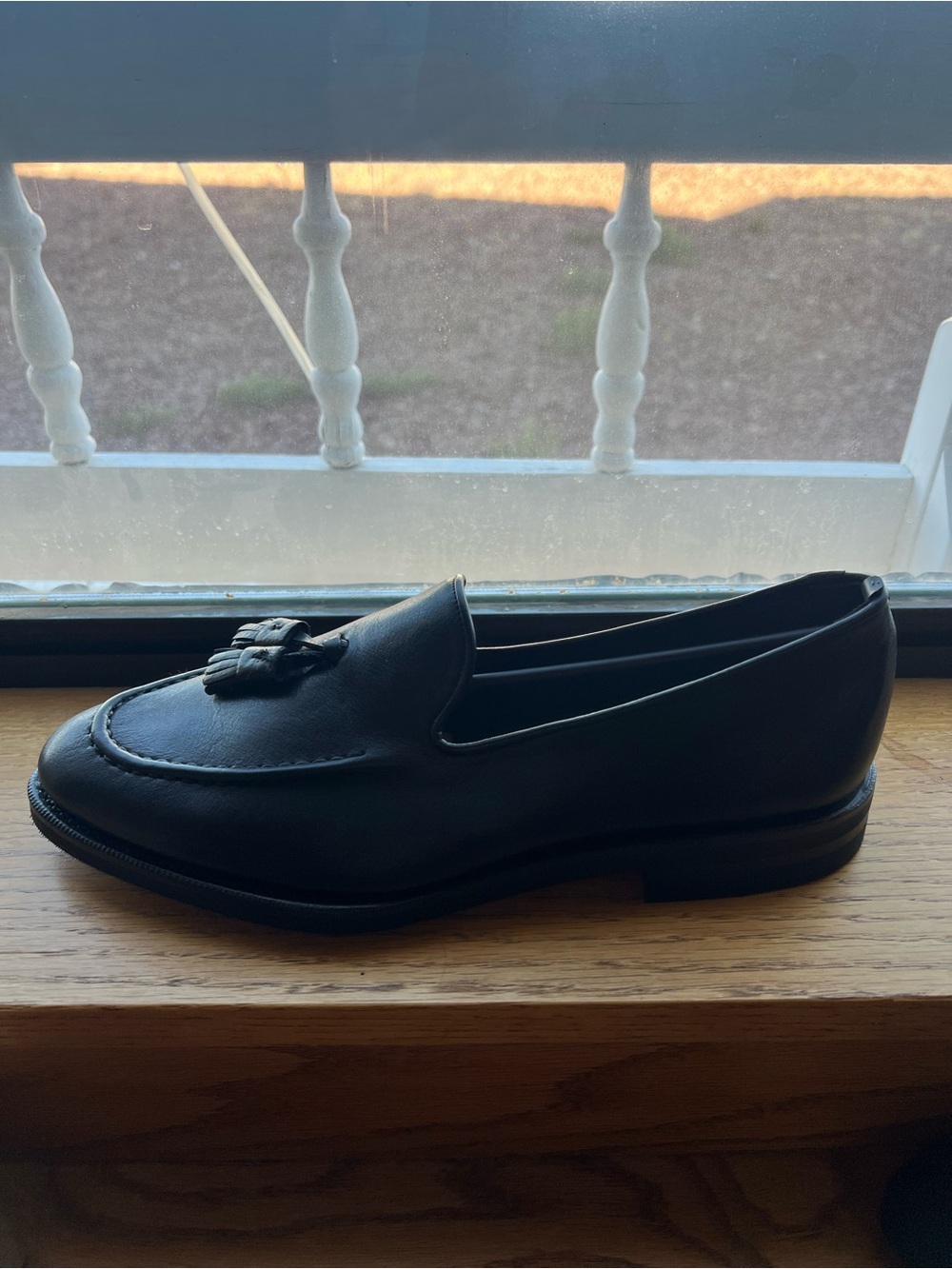 Meermin Men’s black tassel loafers